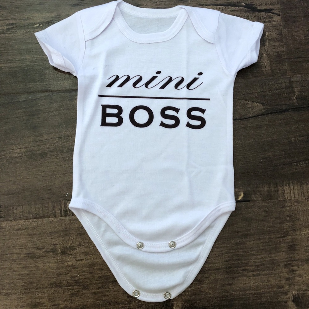 Mini Boss Onesie (Baby 3-6 mos)